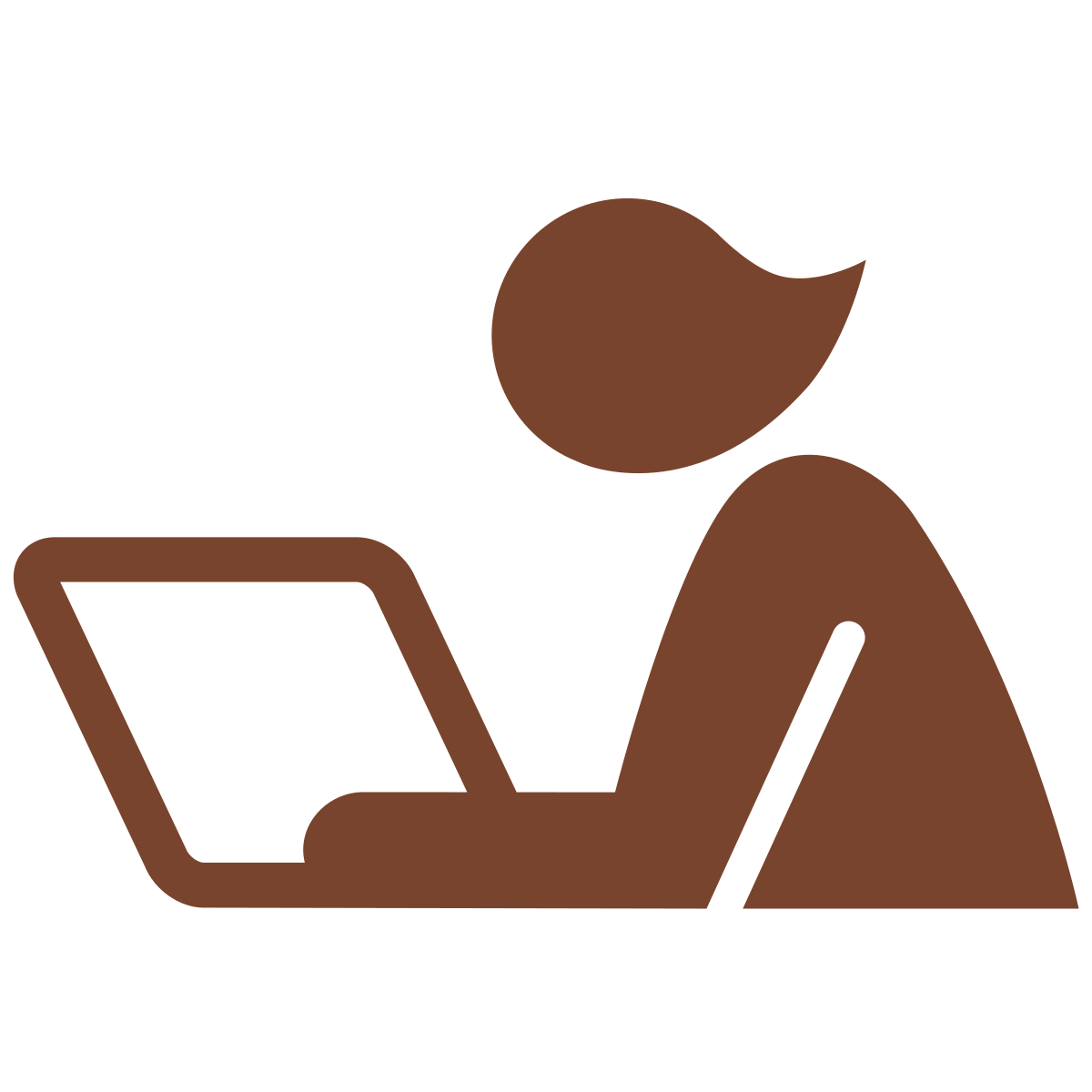 Person at a computer